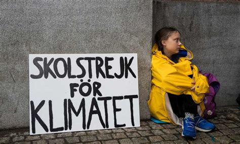 Greta Thunberg on School Strike for the Climate - August 2018 - Photograph: Michael Campanella ...