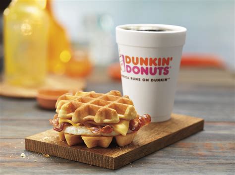 Dunkin' Donuts is bringing back their waffle breakfast sandwich—with ...