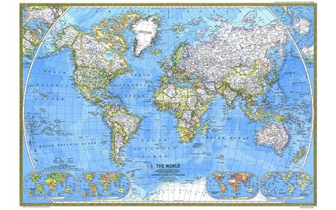 524469 Earth World Map Map Continents National Geographic, 54% OFF