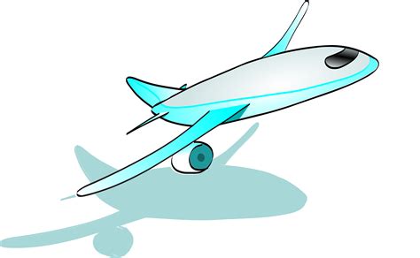 Clipart - plane taking off