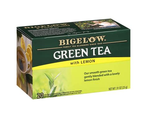 20 Bigelow Green Tea With Lemon Nutrition Facts - Facts.net