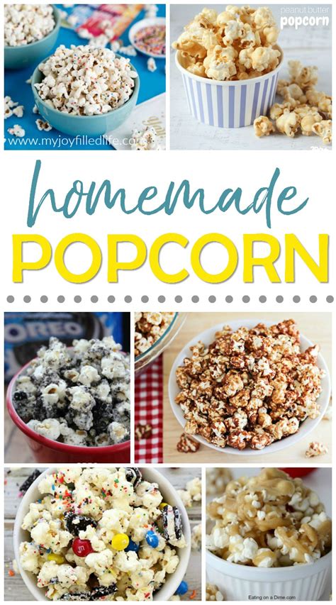 Homemade Popcorn Recipes - My Joy-Filled Life