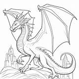 Premium Photo  Black And White coloring Picture Of A wyvern sketch template