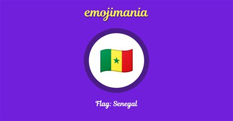 🇸🇳 Flag: Senegal emoji Copy & Paste - Emojimania