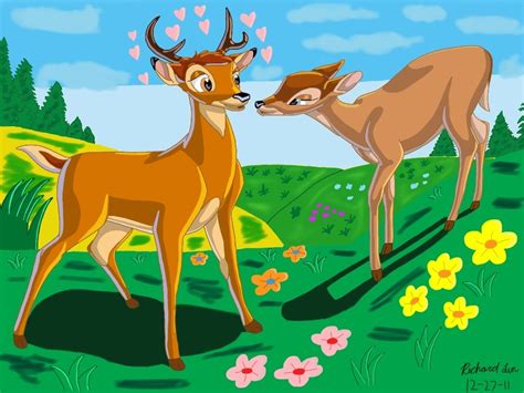 Bambi and Faline by Spartandragon12 on DeviantArt