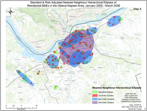 Analyzing Crime Statistics in the Ottawa-Nepean Area – Analyzing Using GIS