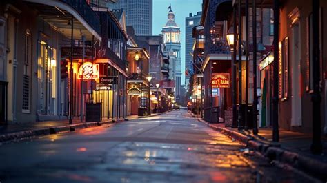 Premium Photo | Bourbon St New Orleans Louisiana USA cityscape of bars ...