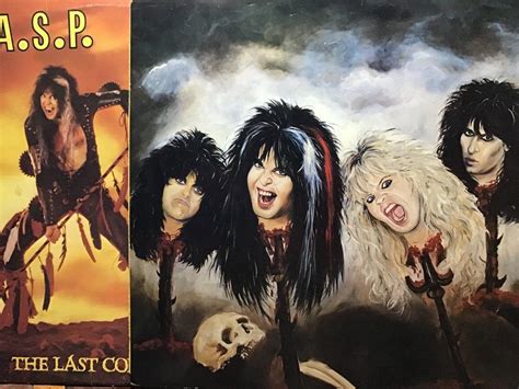 LP WASP W.A.S.P. - The Last Command OOP USA VINYL RECORD Anubis Hard Rock Metal Piring Hitam ...