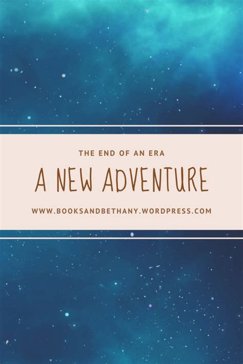 A New Adventure – Bethany and Books