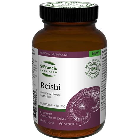 Reishi Mushroom Capsules - St. Francis Herb Farm