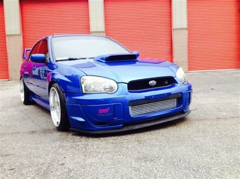 Purchase used 2004 SUBARU WRX/STI BLUE in Orlando, Florida, United ...