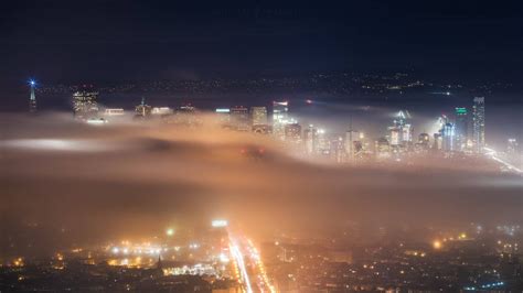 "Cloud City 2" San Francisco Fog Photography. - Michael Shainblum Photography