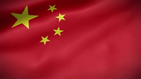 China waving flag 14835968 Stock Video at Vecteezy