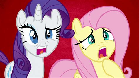 Image - Fluttershy and Rarity in complete shock S6E11.png | My Little ...