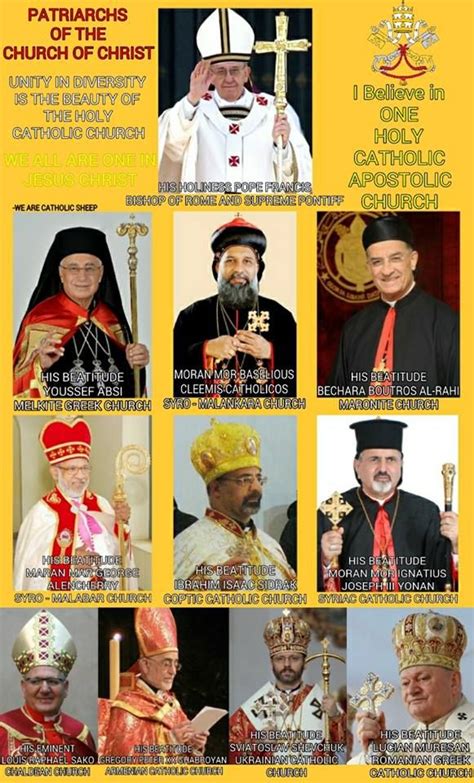 Patriarchs of the Catholic Church. Orthodox Catholic, Catholic Doctrine ...