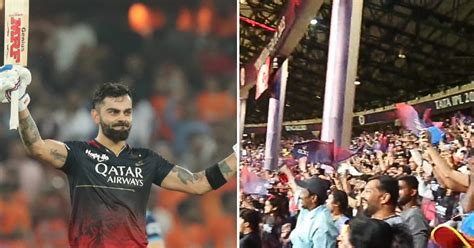 Virat Kohli's century in RCB Vs GT match sets Bengaluru crowd on fire, cheers fill Chinnaswamy ...