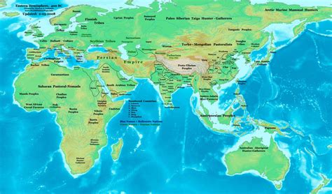 World Map 400 Ad - Gretna Hildegaard