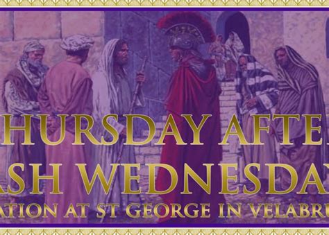Carissimi; Today’s Mass: Thursday after Ash Wednesday – The Old Roman