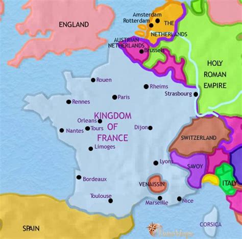 Political Map Of France During French Revolution - Eartha Madeleine