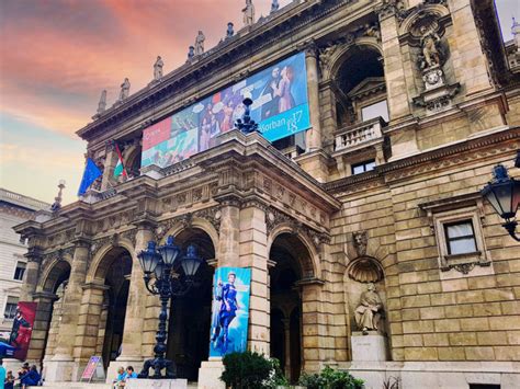 The Hungarian State Opera House - an imposing building in Budapest ...