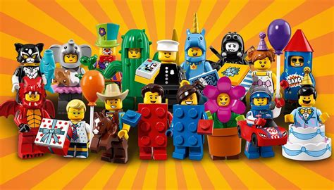 First photos of the party-themed LEGO Minifigures Series 18