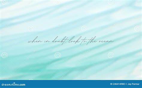 Green Blue Turquoise Ocean Confidence Motivational Desktop Wallpaper ...