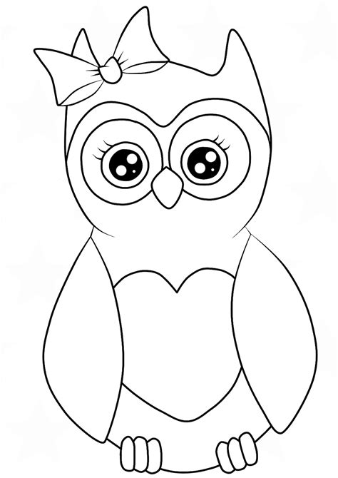 35 Free Owl Coloring Pages Printable