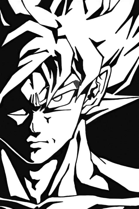 Free Black And White Dragon Ball Z, Download Free Black And White ...