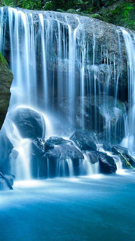 Blue Waterfall Wallpapers - Top Free Blue Waterfall Backgrounds ...