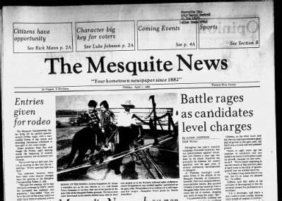 The Mesquite News Archive - Newspapers.com™