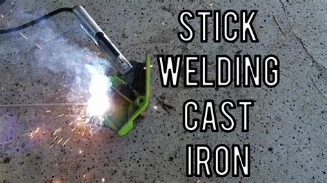 Stick Welding Cast Iron with 6013 Electrodes - YouTube