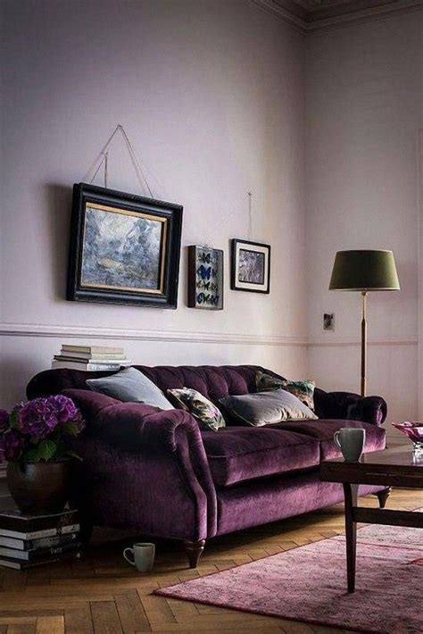 Pin on Purple velvet sofa