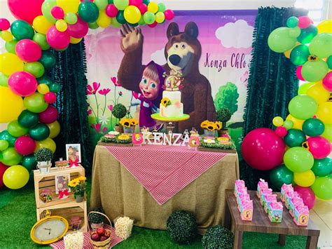 Masha and the bear Birthday Party Ideas | Photo 3 of 22 | Catch My Party