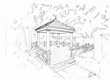 Gazebo Coloring Pages sketch template