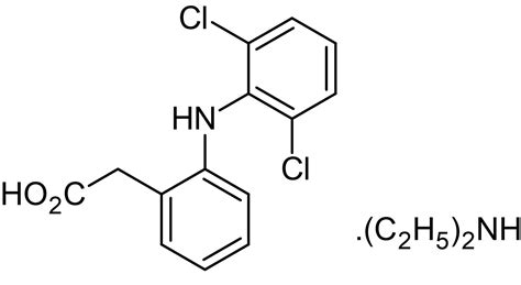 Diclofenac diethylamine, analgesic agent (CAS 78213-16-8) (ab145703 ...