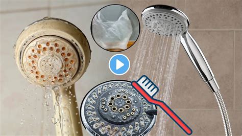 Video How To Clean Shower head Without Removing Pipe Use Toothbrush And Plastic Bag Jugaad To ...