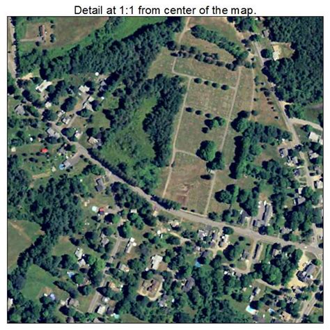 Aerial Photography Map of West Brookfield, MA Massachusetts