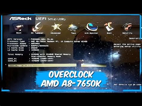 Overclock AMD A8 7650K - YouTube