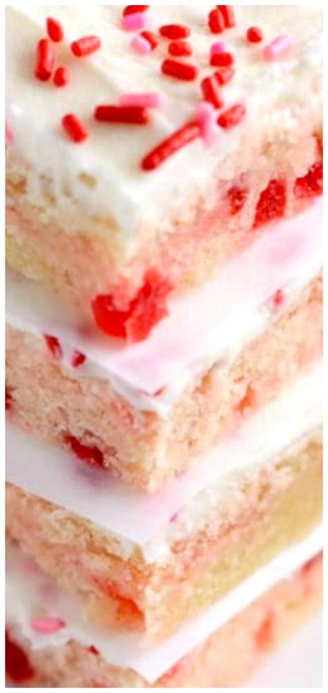 Maraschino Cherry Sugar Cookie Bars with Cream Cheese Frosting ~ Sugar cookie bars loaded ...