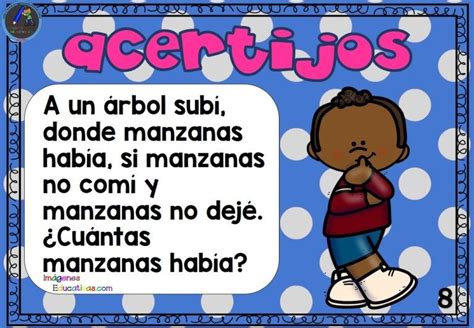 Acertijos fáciles de matemáticas para niños de primaria (8) | Acertijos faciles, Matemáticas ...