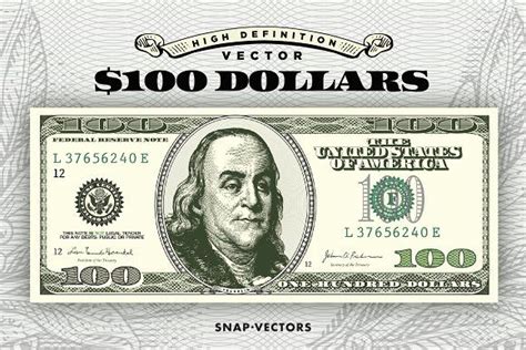 Vector $100 Dollars | Money logo, Dollar, 100 dollar