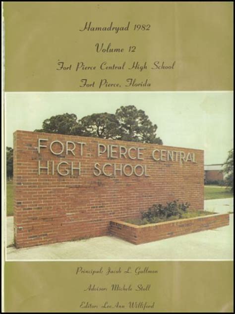 Explore 1982 Ft. Pierce Central High School Yearbook, Ft. Pierce FL ...