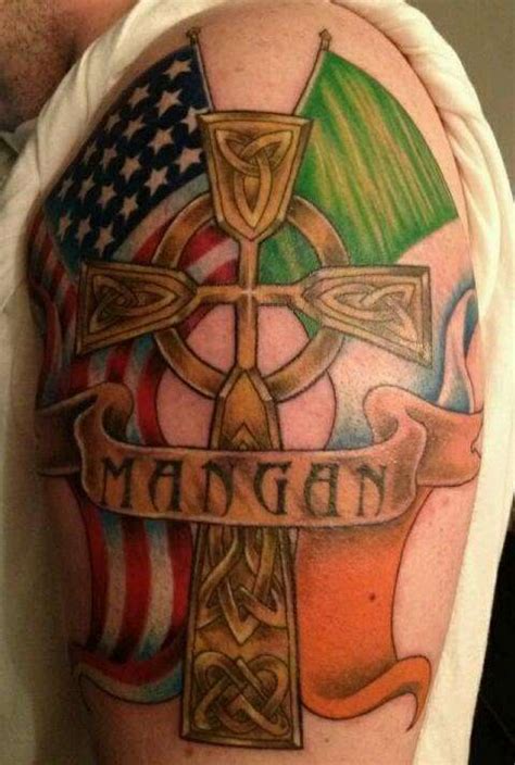 Irish Cross Tattoo