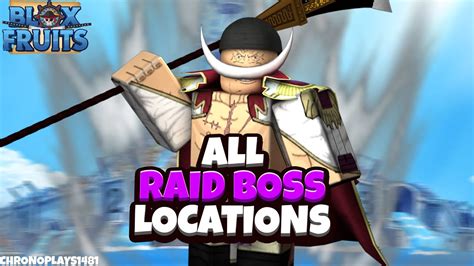 All Raid Boss Locations and Information - Blox Fruits [Roblox] - YouTube