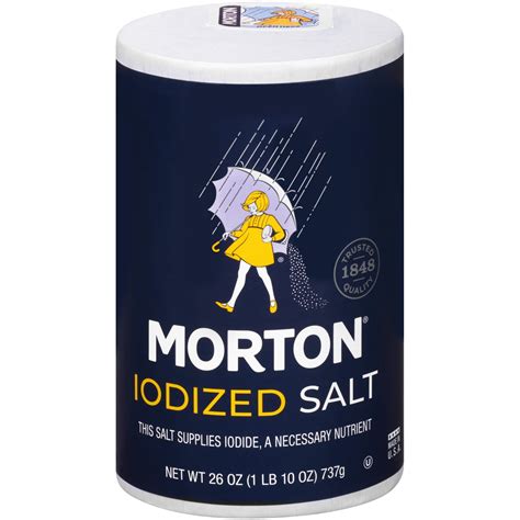 Morton Salt, Iodized, 26 Ounce - Walmart.com - Walmart.com