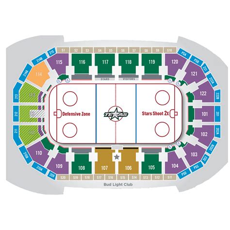 Seating Chart | Texas Stars