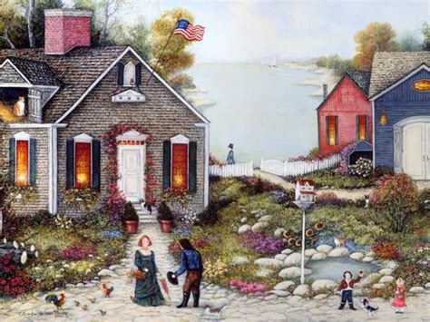 Interesting: Americana art painting