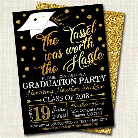 Graduation Party Invitation | TidyLady Printables