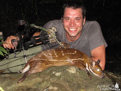 Water Chevrotain taken with a bow | AfricaHunting.com