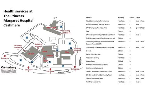 Princess Alexandra Hospital Site Plan